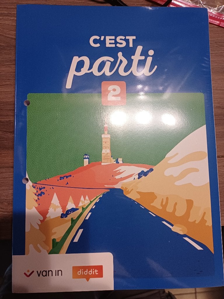 C'est parti 2, Van In, Boeken, Schoolboeken, Ophalen, Frans, ASO, Nieuw