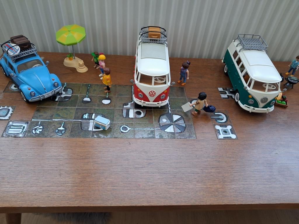 4 sets Playmobil Volkswagen, Hobby & Loisirs créatifs, Voitures miniatures | 1:50, Voiture, Enlèvement ou Envoi
