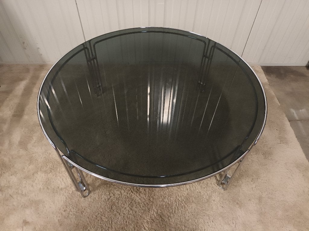 Space age salontafel met rookglas, Ophalen