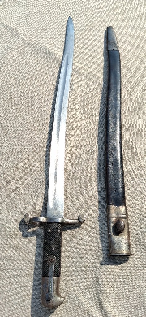 Baïonnette britannique m1856 pour Enfield, Collections, Enlèvement ou Envoi, Armée de terre, Couteau ou Poignard