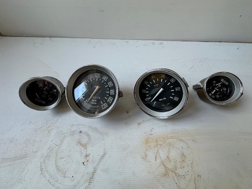 ENSEMBLE COMPTEURS POUR ALFA ROMEO COUPE GT BERTONE 105, Auto-onderdelen, Interieur en Bekleding, Ophalen, Gebruikt, Alfa Romeo