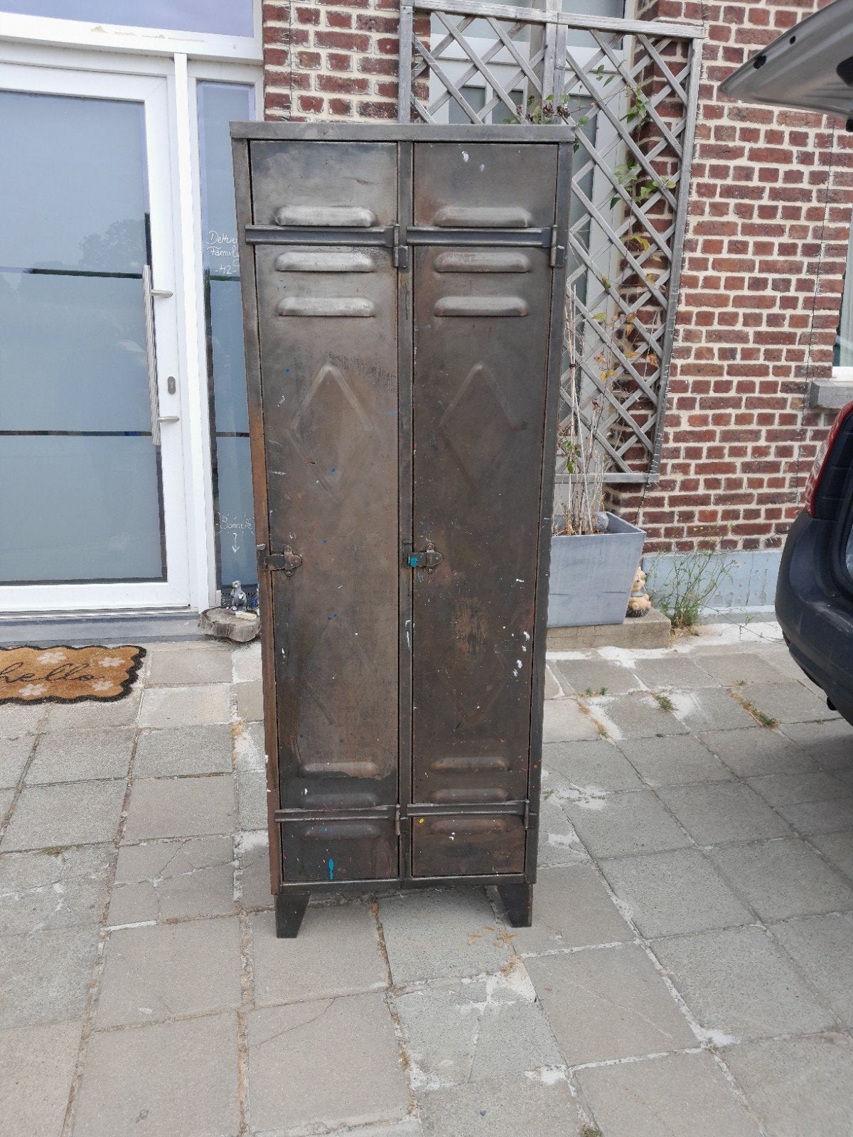 ancienne Armoire d école année 50, Maison & Meubles, Armoires | Casiers, Enlèvement, Utilisé, Industriel