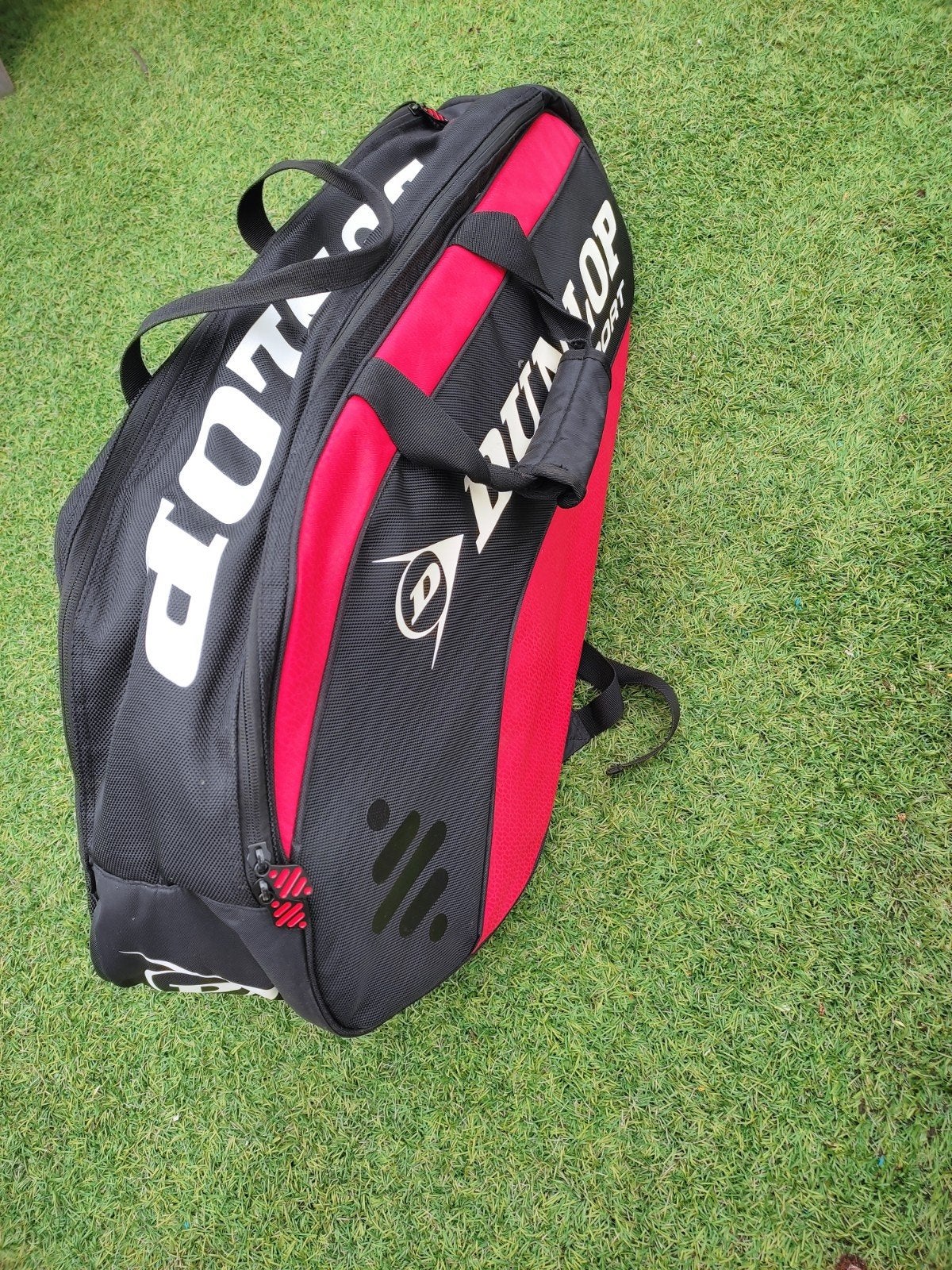 Dunlop Sport Racket-tas/Tennistas (zwart/Rood)., Ophalen, Gebruikt, Unisex volwassen