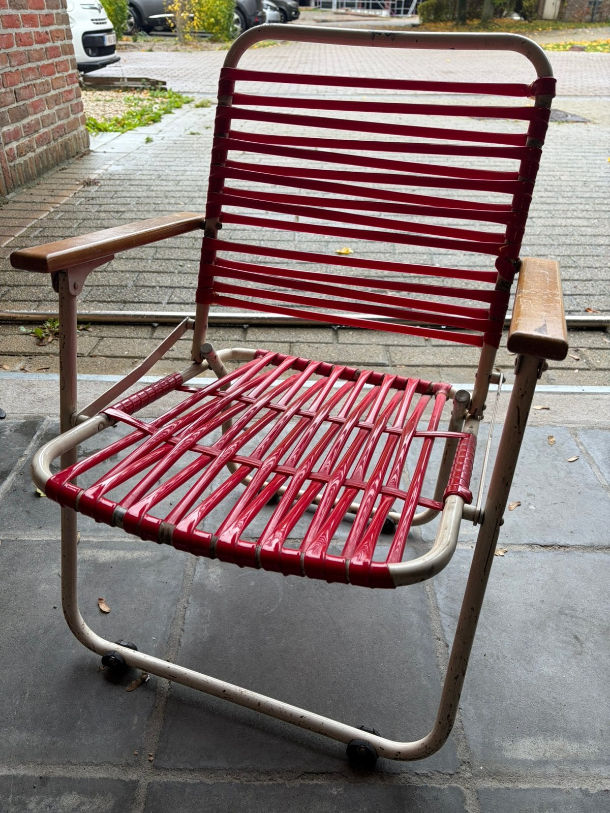 Vintage plooistoel voor kinderen, Ophalen of Verzenden, Gebruikt