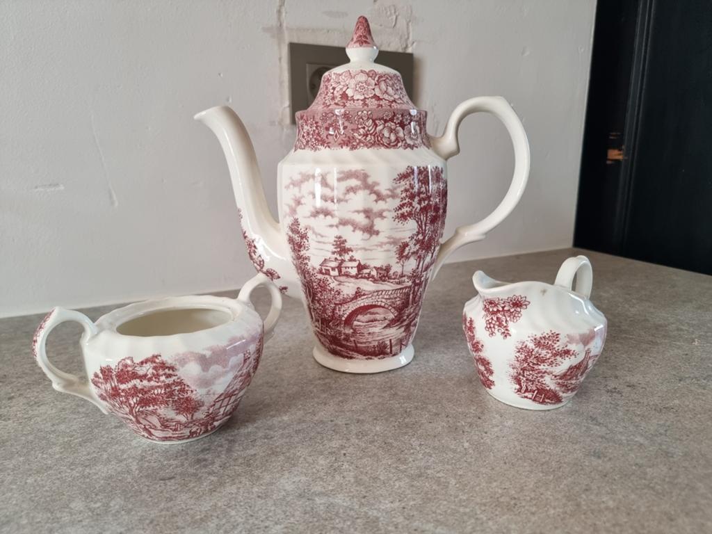 British Anchor 'Olde Country Castles' of 'Memory Lane', Antiek en Kunst, Antiek | Servies compleet, Ophalen of Verzenden