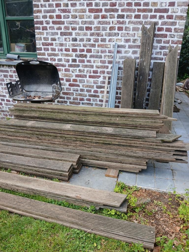 Bankirai terrasplanken, Tuin en Terras, Ophalen