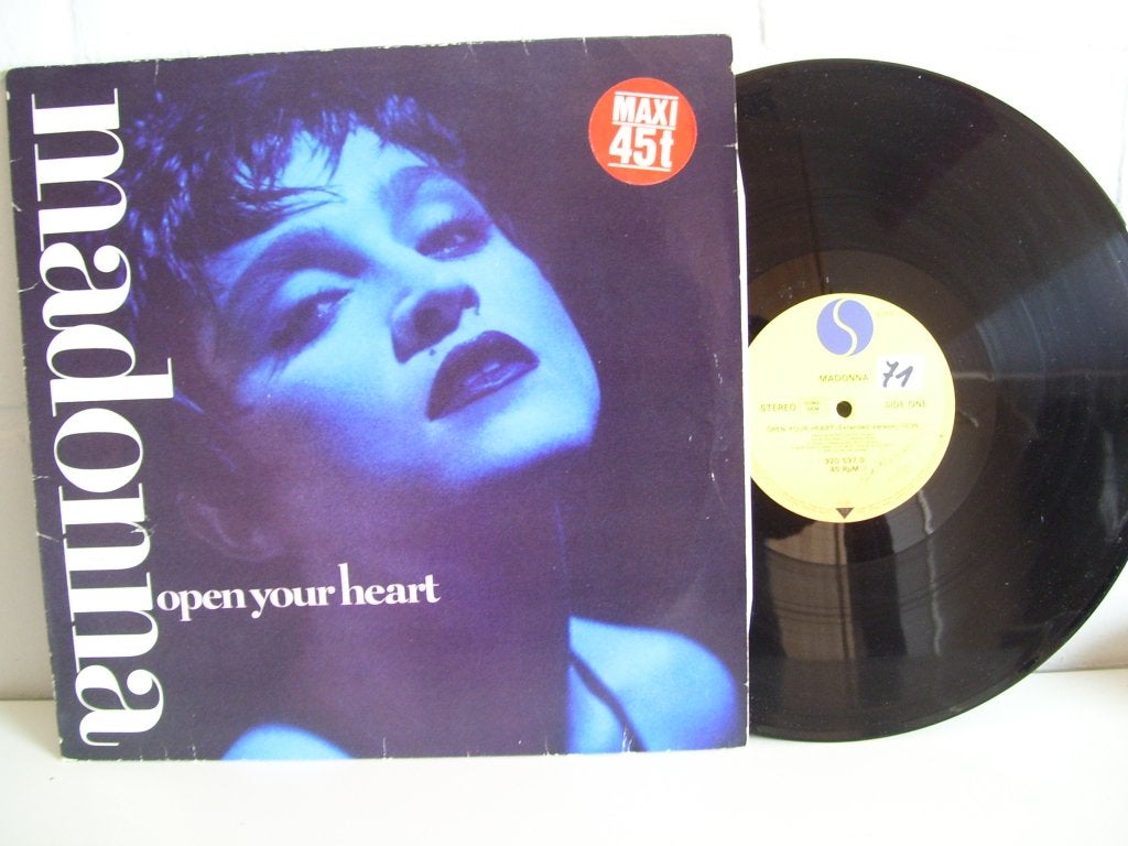 MADONNA  open your heart ( EP ), 12 pouces, Enlèvement ou Envoi, Utilisé, Synthpop