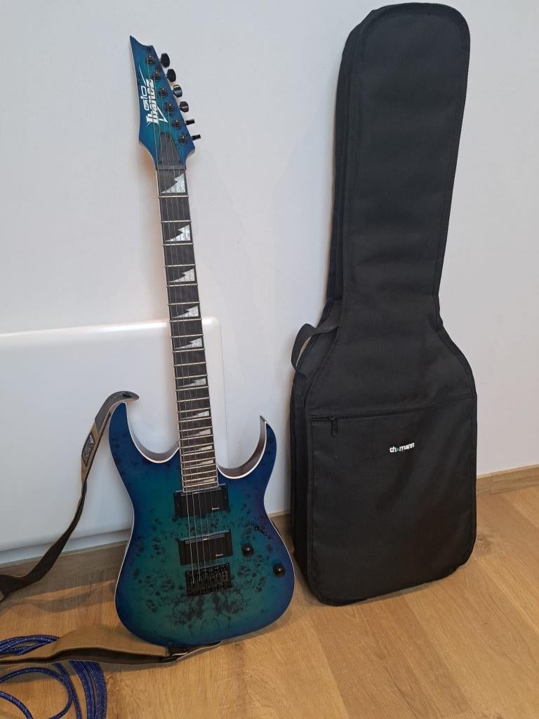 Ibanez Gio Aqua Burst + Marshall Code 25 versterker, Muziek en Instrumenten, Ophalen, Zo goed als nieuw, Ibanez, Met versterker