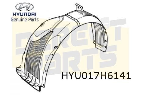 Hyundai i20 (1/15-11/20) wielkuip Links Origineel! 86811C800, Neuf, -, -, Garde-boue