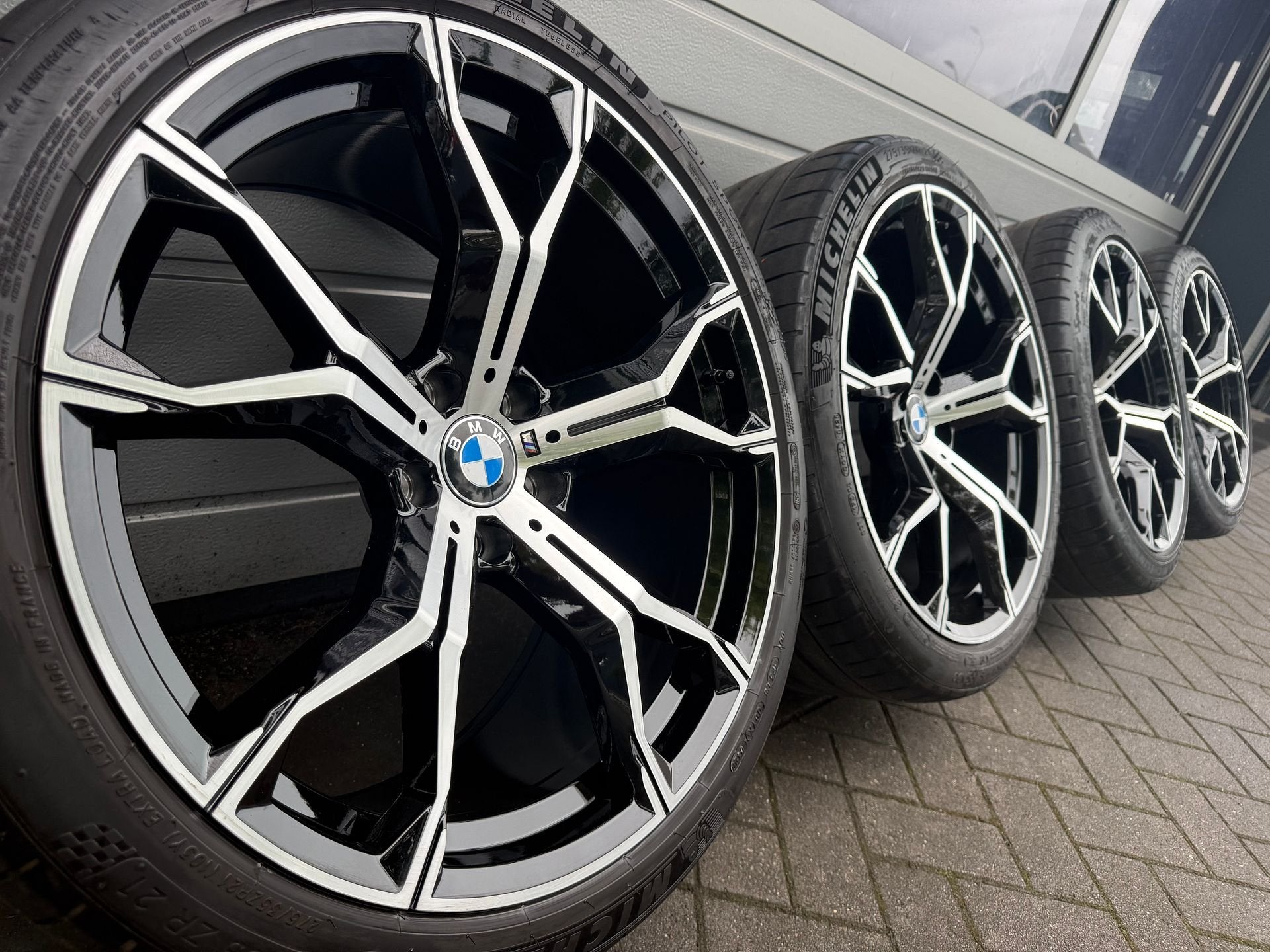 Set nieuwe 21 inch BMW X5 E70 F15 E71 X6 F16 breedset velgen, Neuf, Pneus et Jantes, Véhicule de tourisme, -