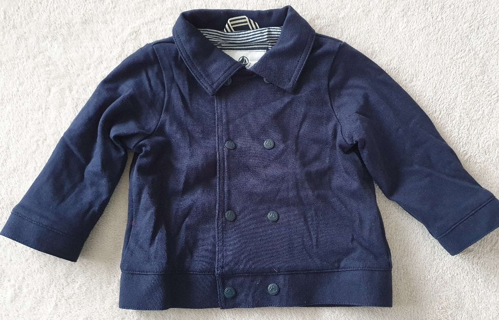 Veste bleu marine - Taille 18 mois - Petit Bateau - NEUF, Neuf, Garçon, Pull ou Veste, Enlèvement