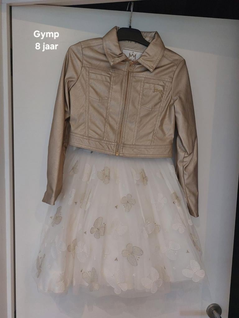 Gymp set communiekleedje maat 8 jaar, Kinderen en Baby's, Kinderkleding | Maat 128, GYMP., Meisje, Nieuw, Ophalen of Verzenden