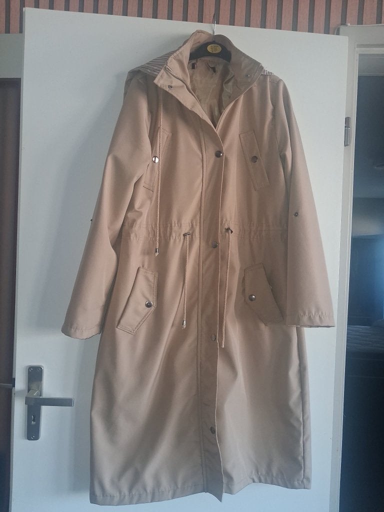 Imperméable, Kleding | Dames, Jasjes, Kostuums en Pakken, Ophalen, Sans marque, Beige, Maat 42/44 (L)