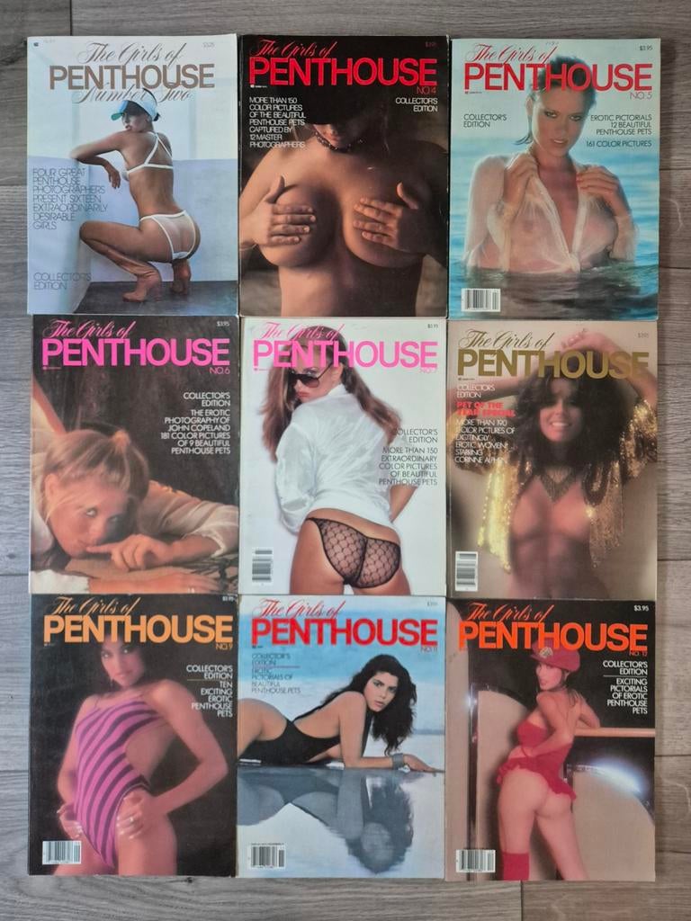 Lot 18x « Les filles de Penthouse (États-Unis) », Envoi