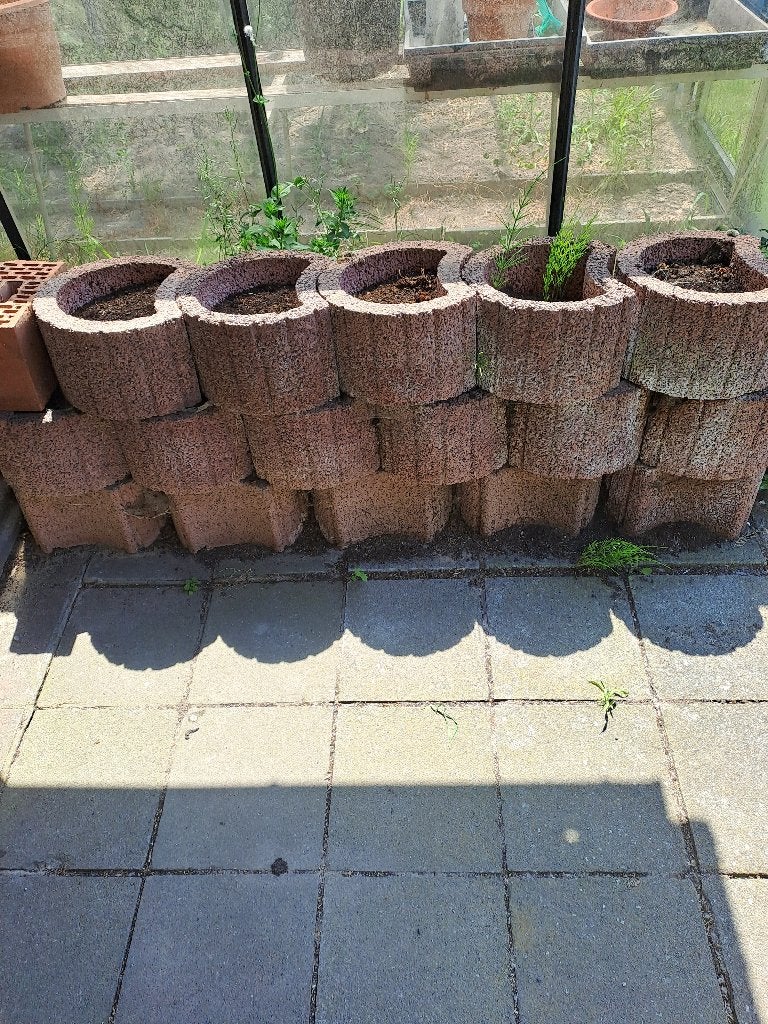 16 stapel bloempotten, Ophalen, Zo goed als nieuw, Minder dan 40 cm, Binnen
