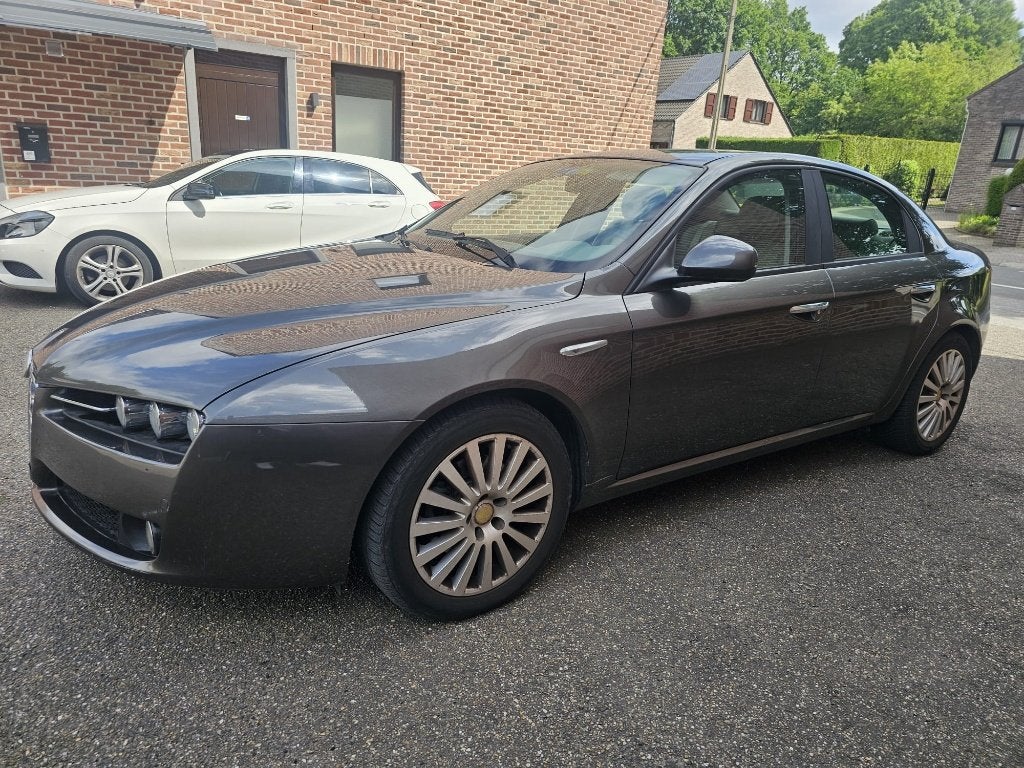 Alfa Romeo159/1.9 JTD120pk(Bouw2006/218.000km)1-ste EIGENAAR, Autos, Alfa Romeo, Cuir, Argent ou Gris, Entreprise, Boîte manuelle