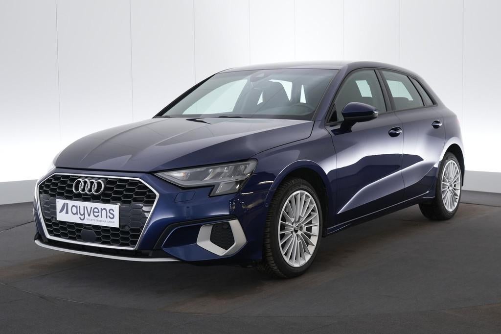 (1YMZ276) AUDI A3 SPORTBACK, Auto's, Gebruikt, Blauw, Bedrijf, 5 deurs
