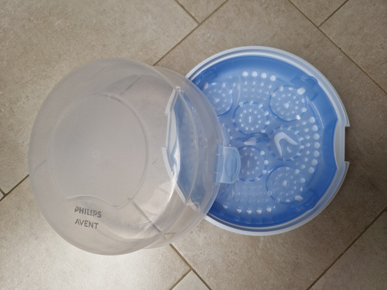 Avent sterilisator microgolf, Ophalen, Sterilisator