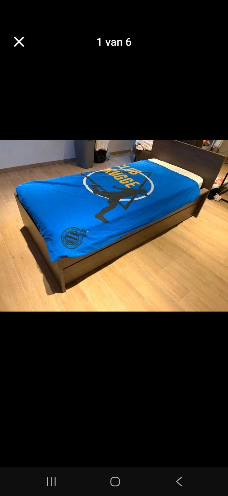 1 persoonsbed met schuif, Huis en Inrichting, Slaapkamer | Waterbedden, Ophalen