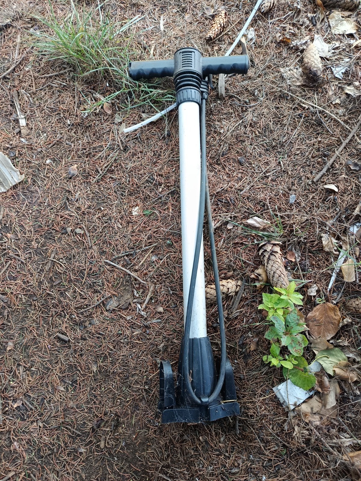 fietspomp, Fietsen en Brommers, Ophalen, Gebruikt
