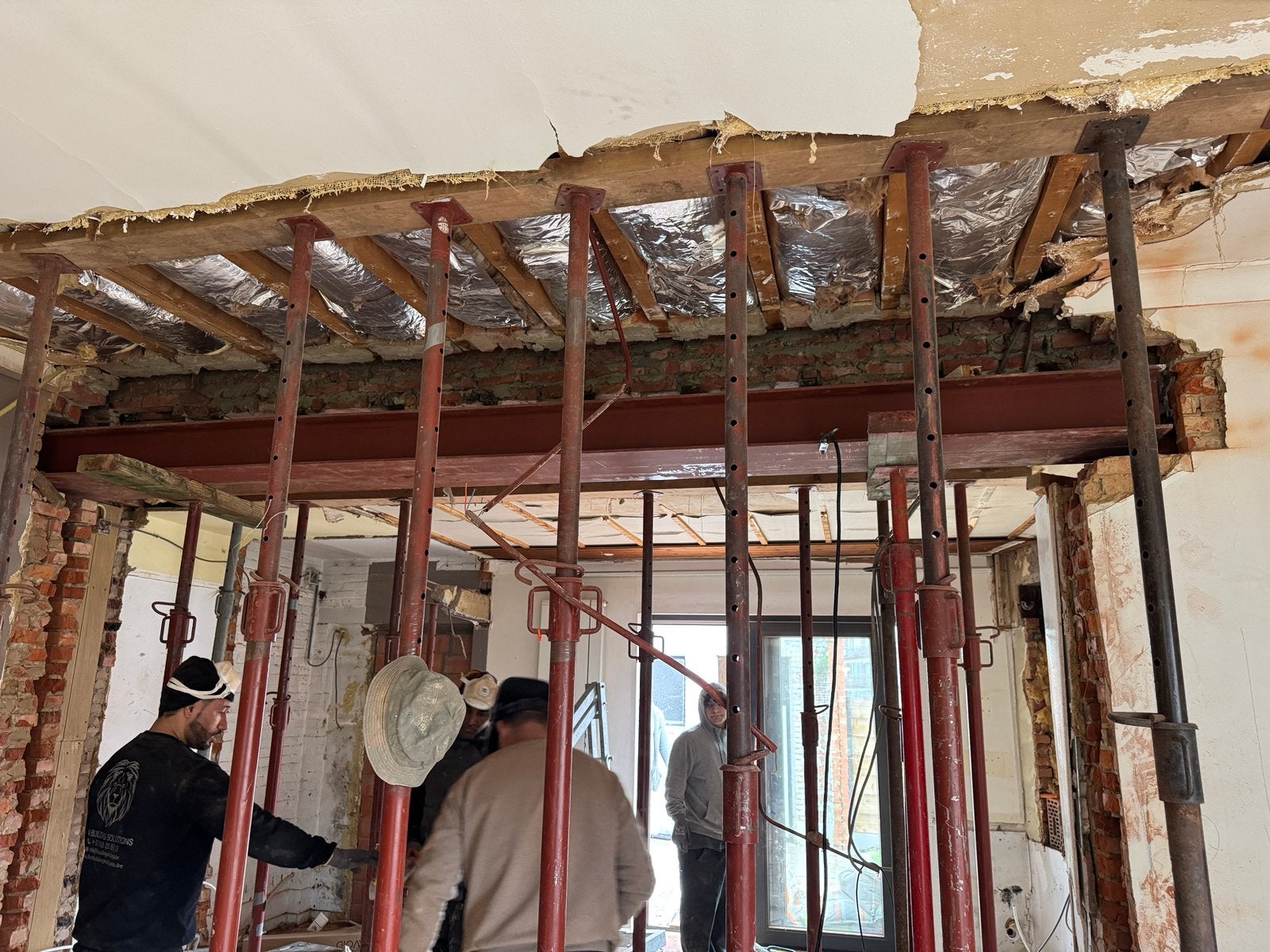 Poutrel steken, afbreken, dakwerken, Ruwbouw, Renovatie, 24-uursservice