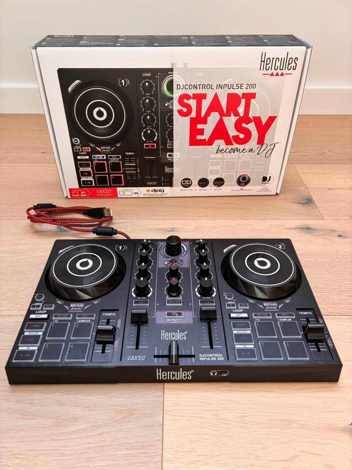 Hercules DJ control inpulse 200, Muziek en Instrumenten, Dj-sets en Draaitafels, Zo goed als nieuw, Overige merken, Ophalen