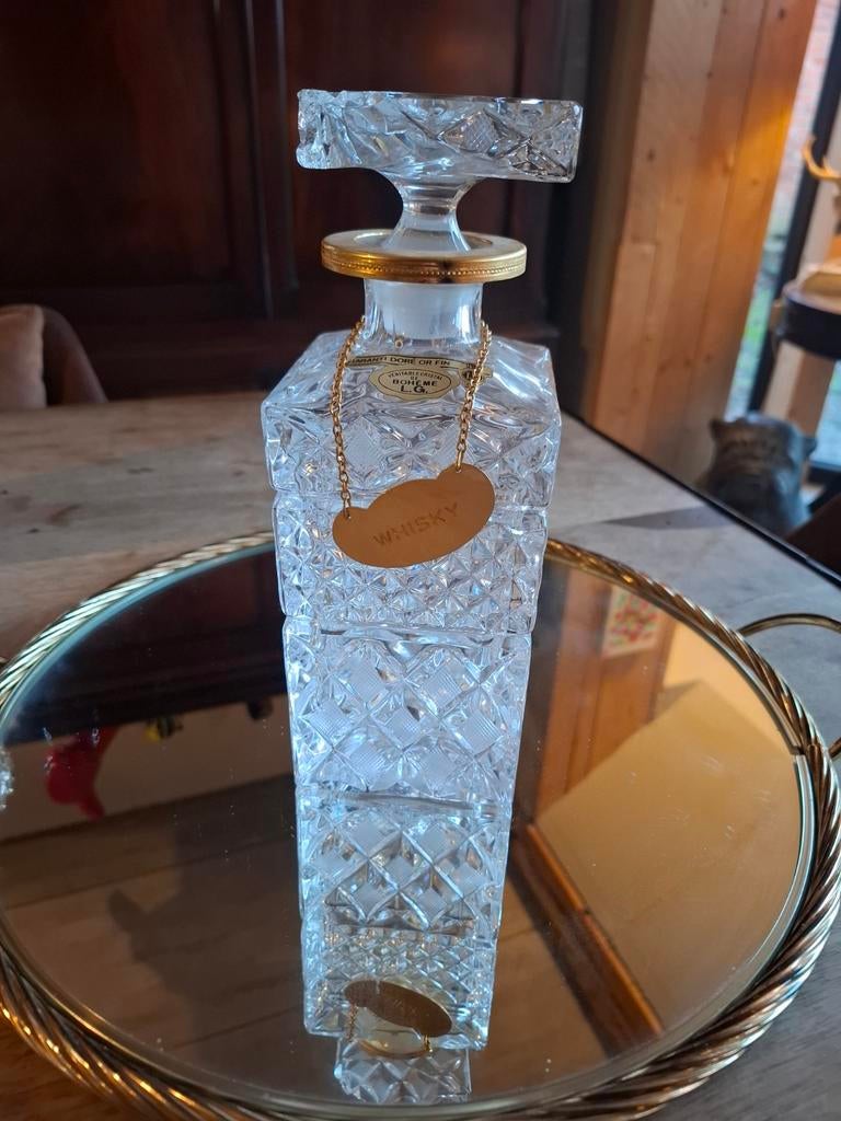Kristallen whisky karaf – Boheems kristal (L.G.), Ophalen