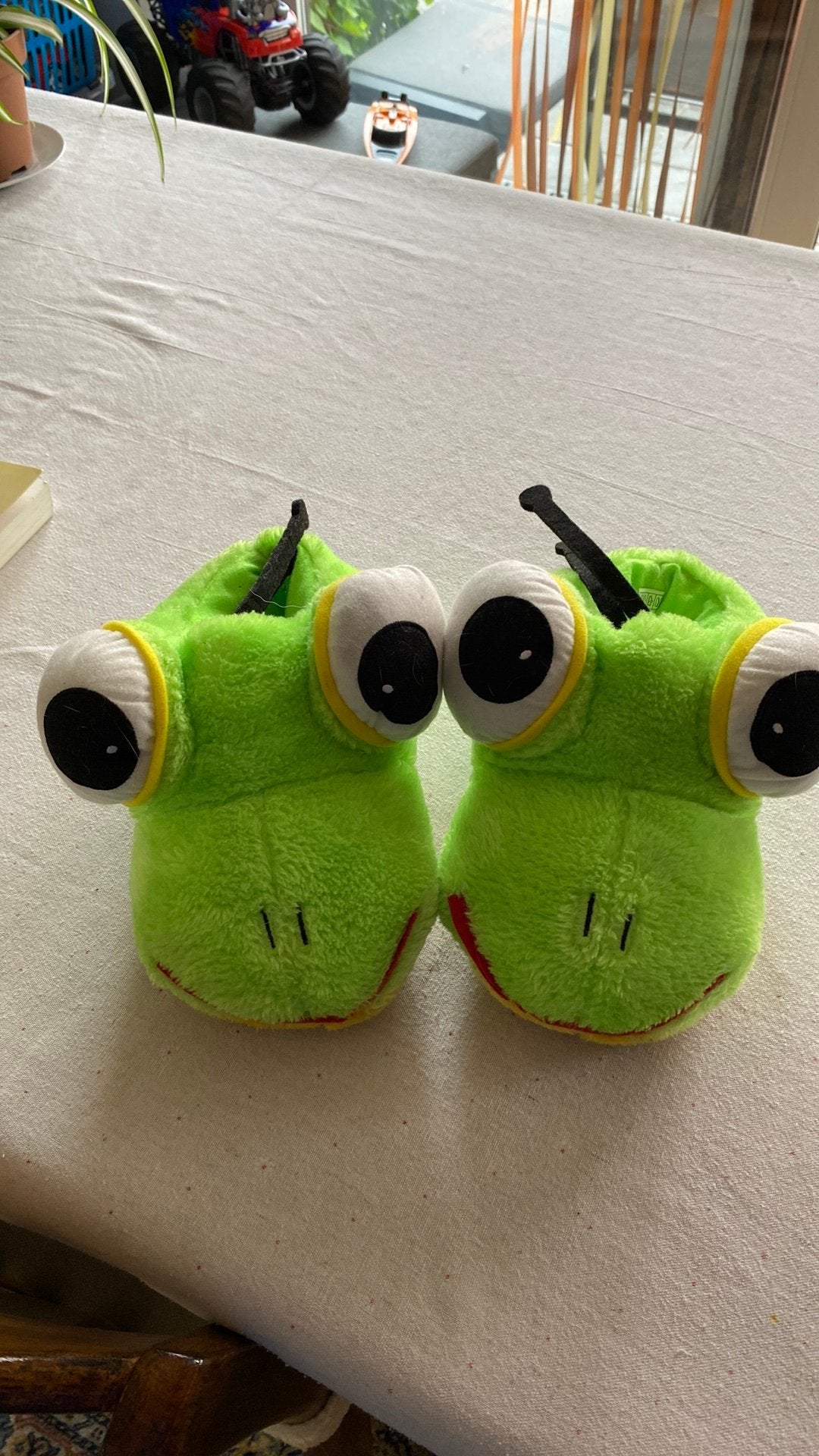Kinker kinderpantoffels, Enlèvement, Comme neuf, Vert, Grenouille