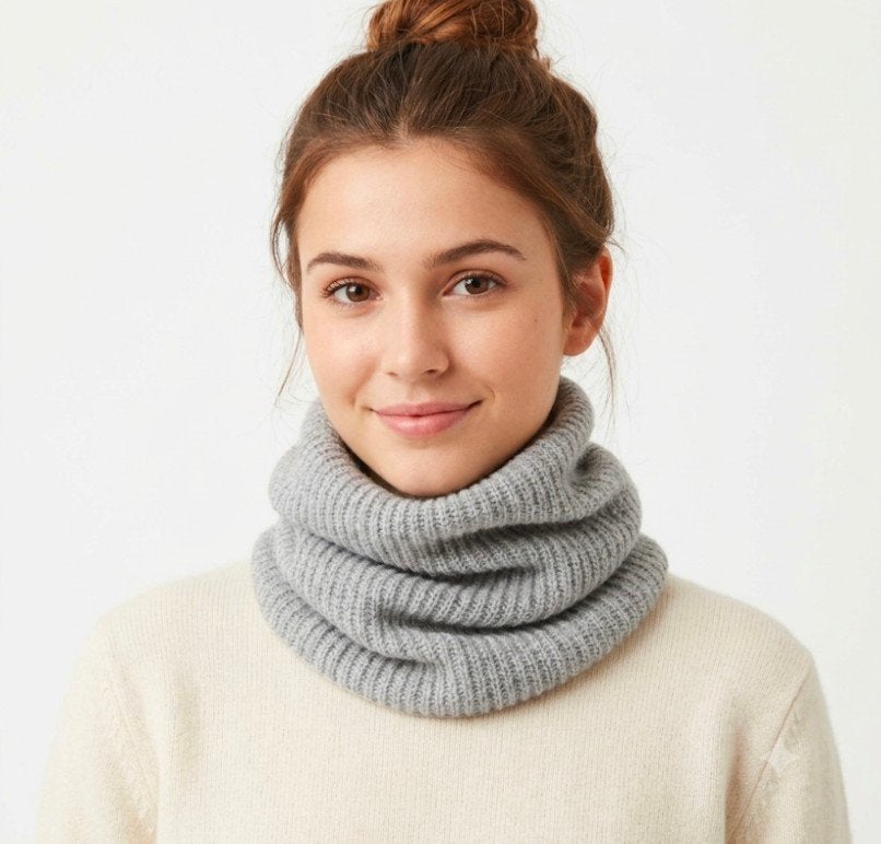 écharpe gris en laine, Kleding | Dames, Ophalen, H&M, Maat 36 (S), Sjaal
