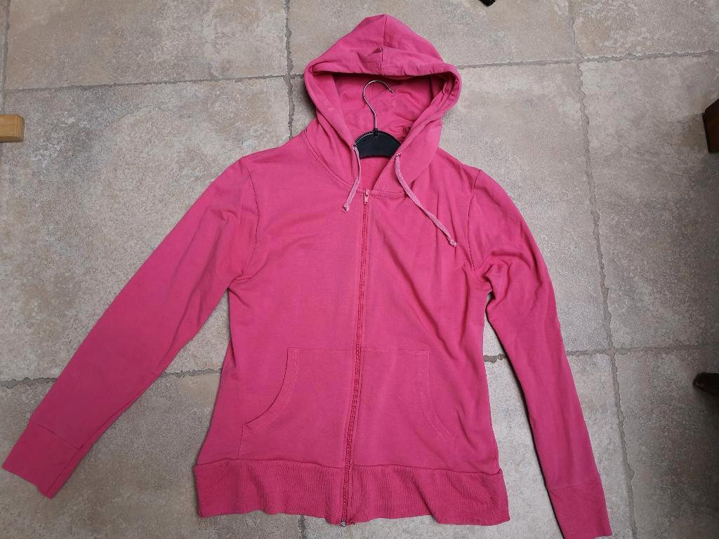 Fuchsia roze gilet mt Large, Kleding | Dames, Ophalen of Verzenden, Zo goed als nieuw, Maat 42/44 (L), Roze