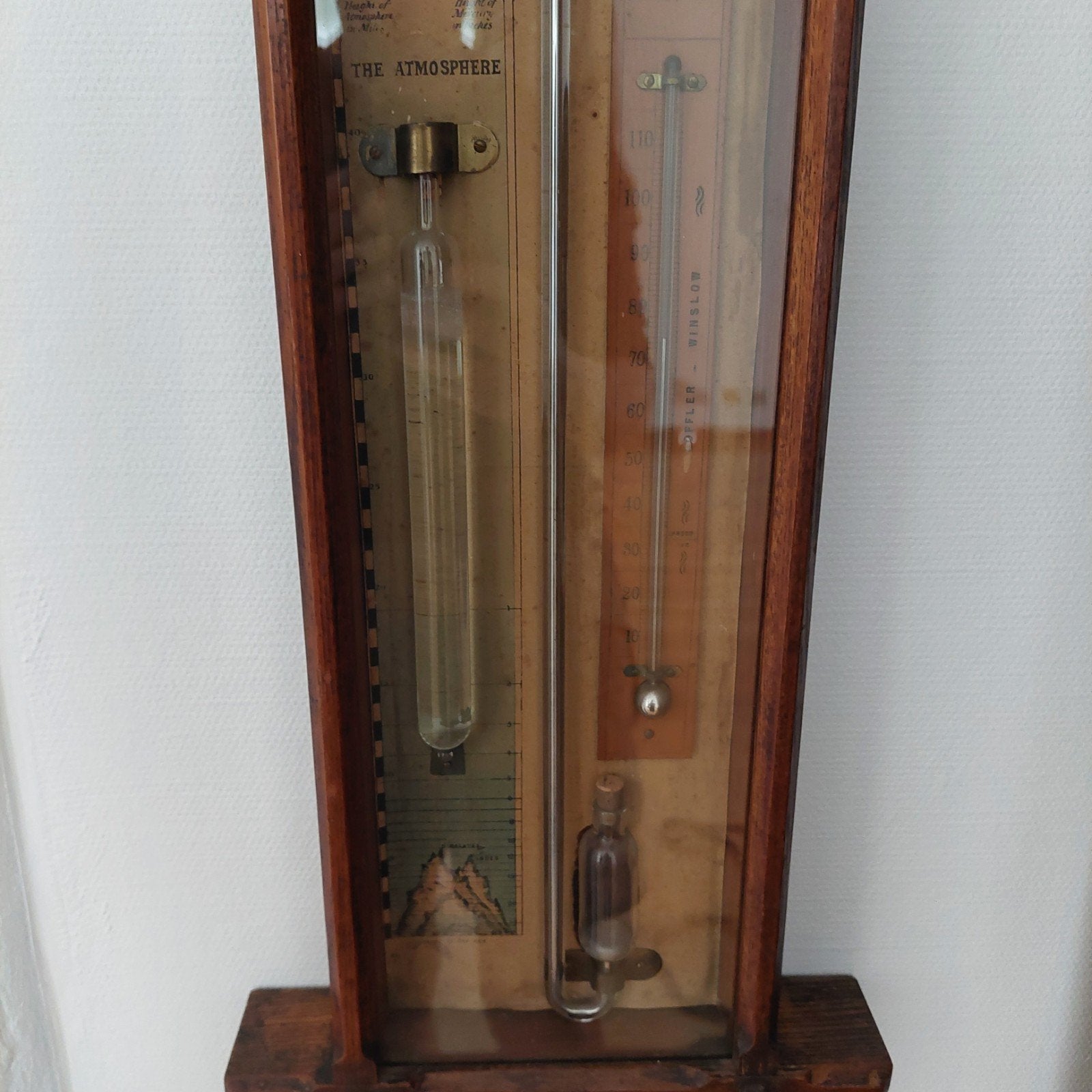 Admiral Fitzroy maritieme barometer, Antiek en Kunst, Ophalen