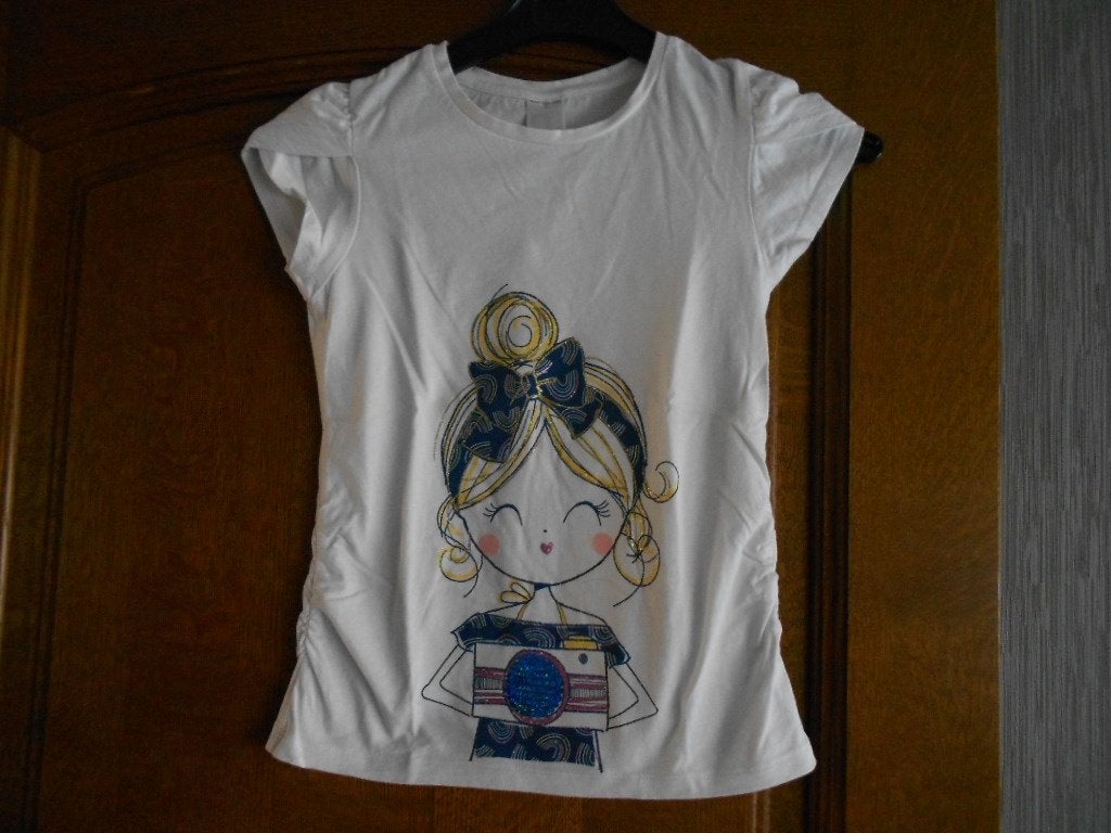 T-shirt Palomino taille 134, Enfants & Bébés, Palomino, Enlèvement ou Envoi, Chemise ou À manches longues, Utilisé