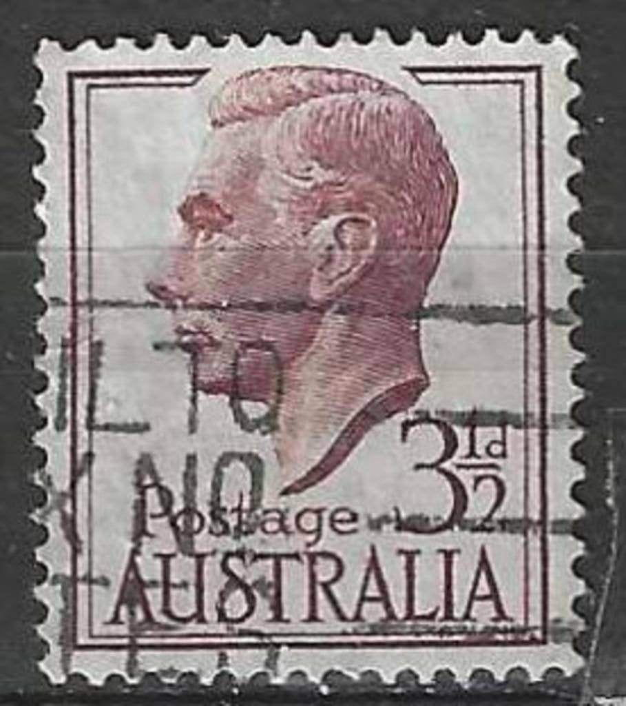 Australie 1950/1952 - Yvert 183 - Roi Georges VI (ST), Timbres & Monnaies, Timbres | Océanie, Envoi, Affranchi