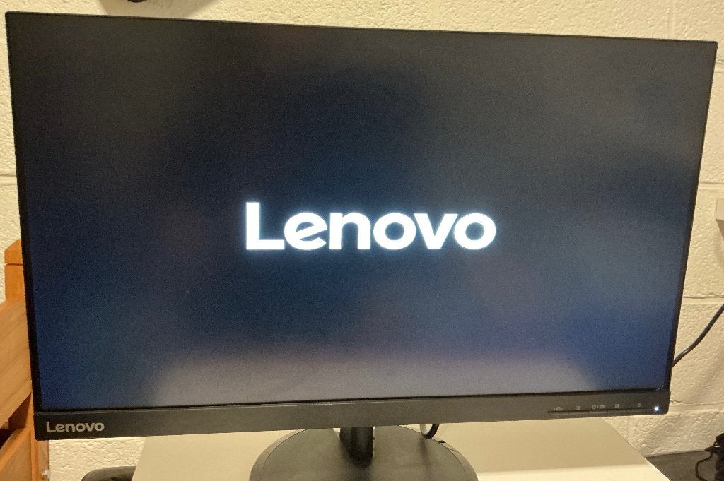 Lenovo D24-20 Monitor, Informatique & Logiciels, Ordinateurs de bureau, Utilisé, Inconnu, Enlèvement