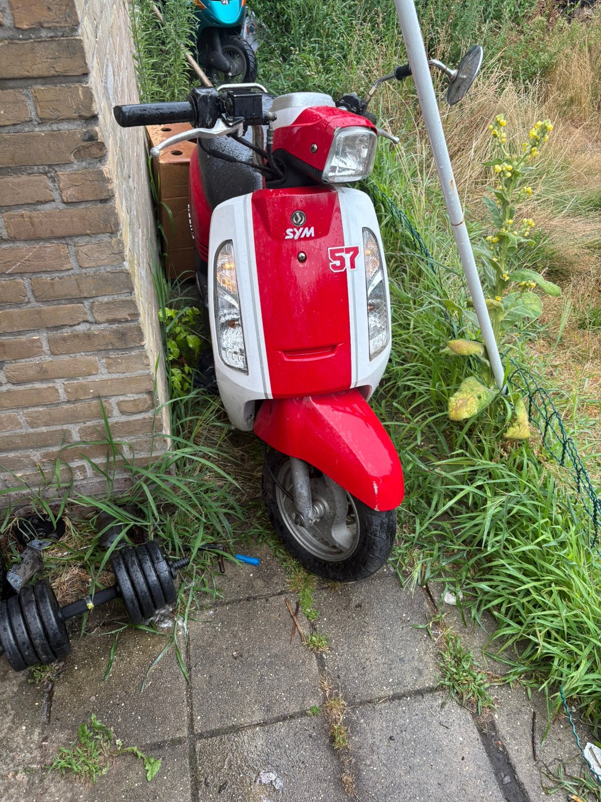 Brommer sym, Vélos & Vélomoteurs, Vélomoteurs & Scooters bridés, Enlèvement, Comme neuf, SYM