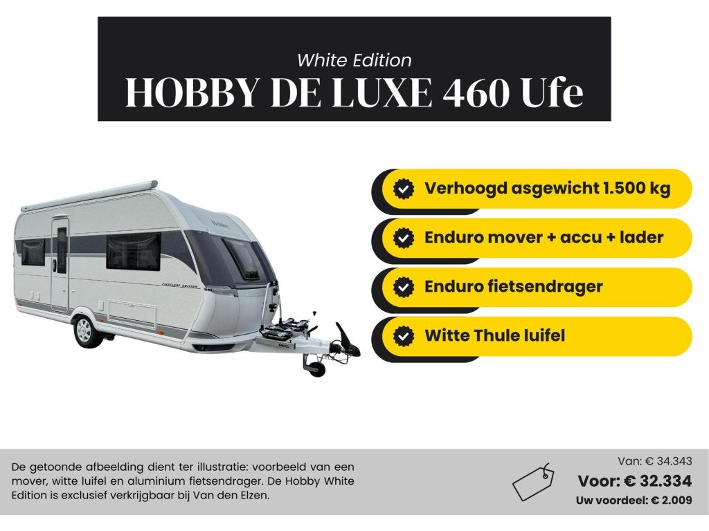 Hobby De Luxe 460 UFE, Jusqu'à 4, Entreprise, Hobby, 5 à 6 mètres