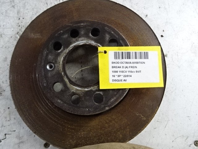 FREIN DISQUE AVANT Skoda Octavia Combi (5EAC), Utilisé, Skoda