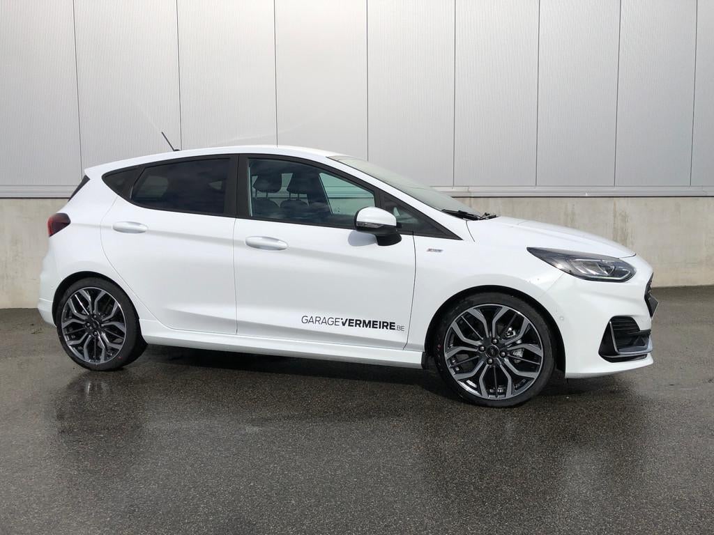 Ford Fiesta ST-Line Vignale (bj 2022, automaat), Automaat, Gebruikt, Euro 6, Leder en Stof
