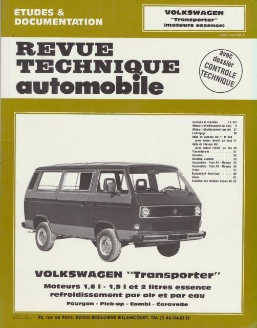 (a7) Volkswagen Transporter, benzine 1,6 ltr, 1,9 ltr, 2 ltr, Livres, Autos | Livres, Envoi, Utilisé, Volkswagen