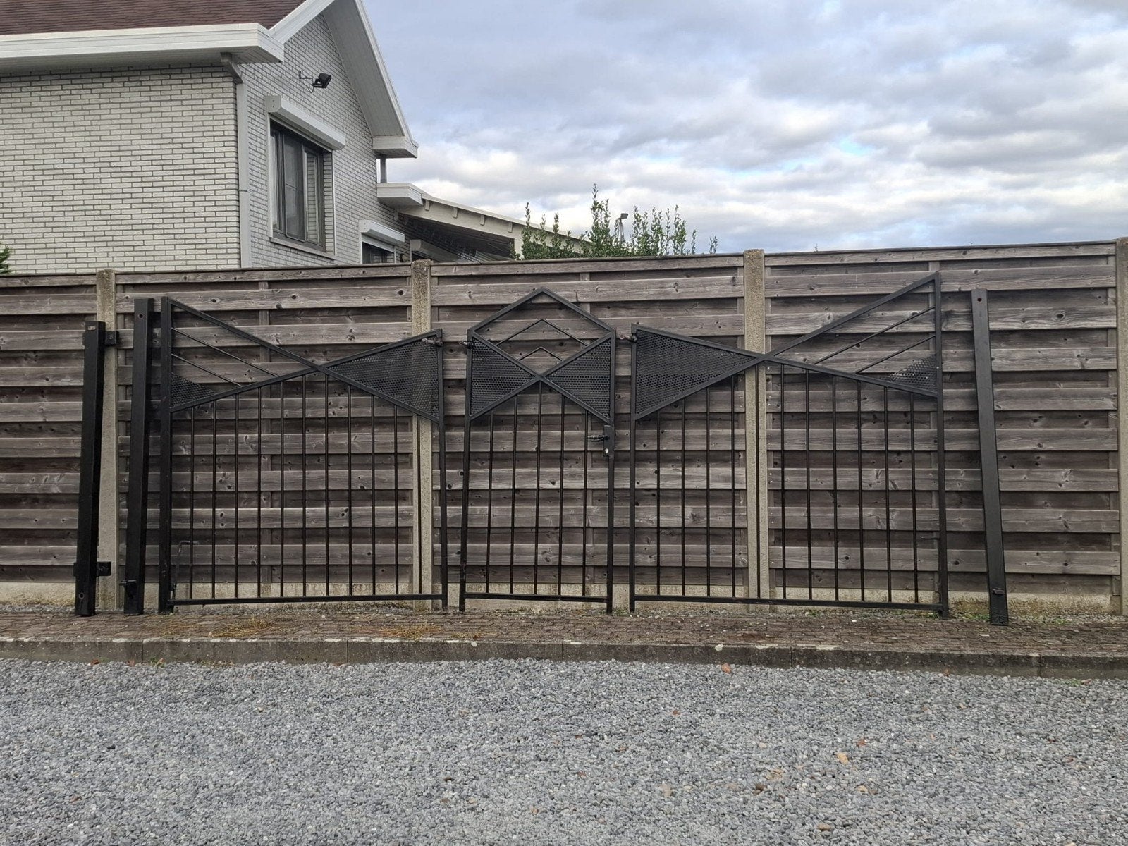 METALEN POORT [MAATWERK], Doe-het-zelf en Bouw, Ophalen, Gebruikt, IJzer