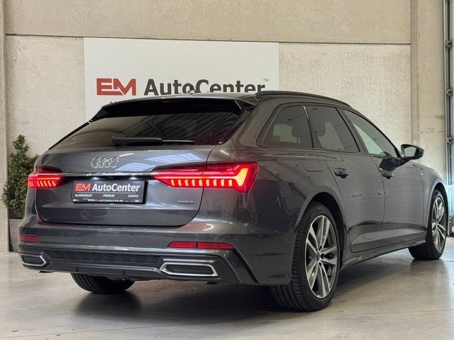 Audi A6 PHEV 50 TFSI e S-Tronic S-Line Matrix-CAM-CarPlay, Automaat, Dealer onderhouden, Stof, Euro 6