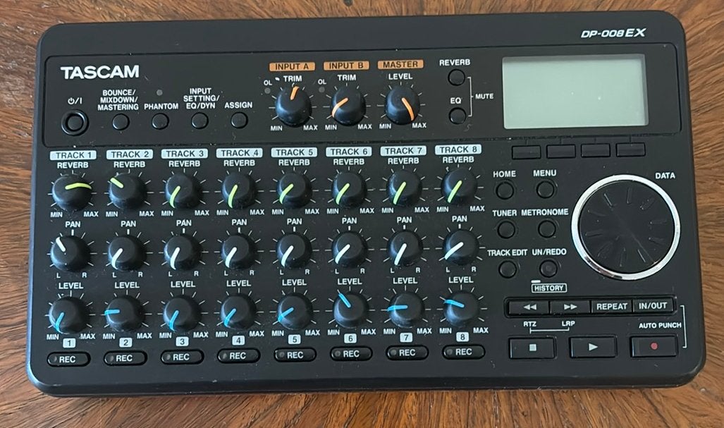 Tascam DP-008EX, Ophalen, Zo goed als nieuw