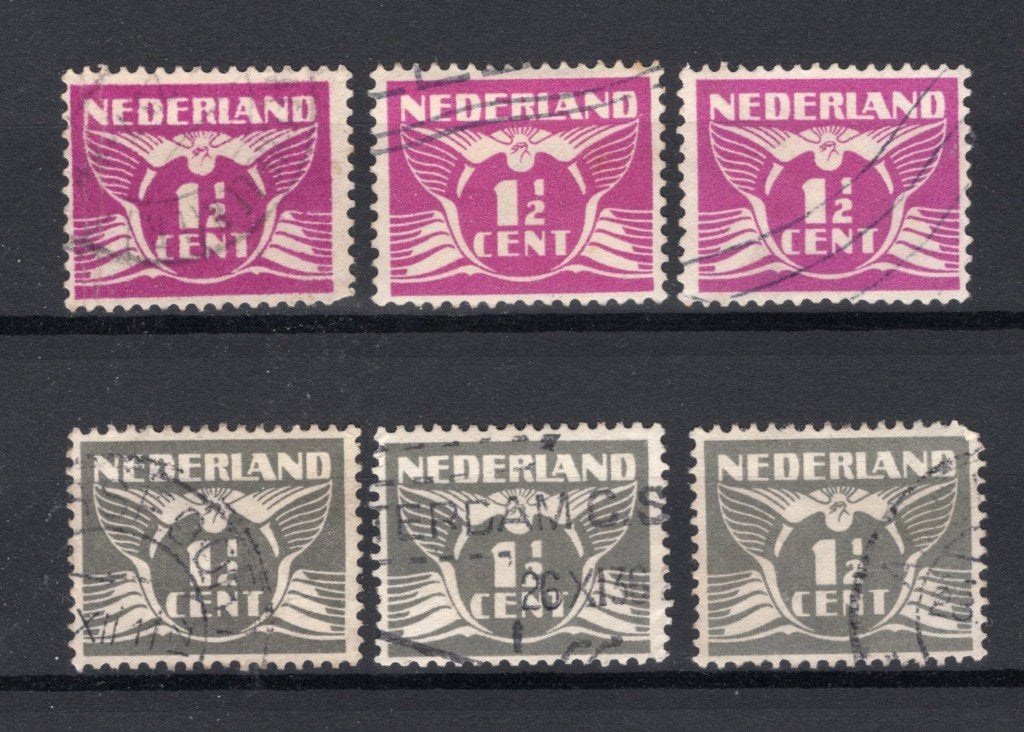 PAYS-BAS 171/172 estampillés 1926-1935 - Colombe volante -1, Envoi, Jusqu'à 1940, Affranchi