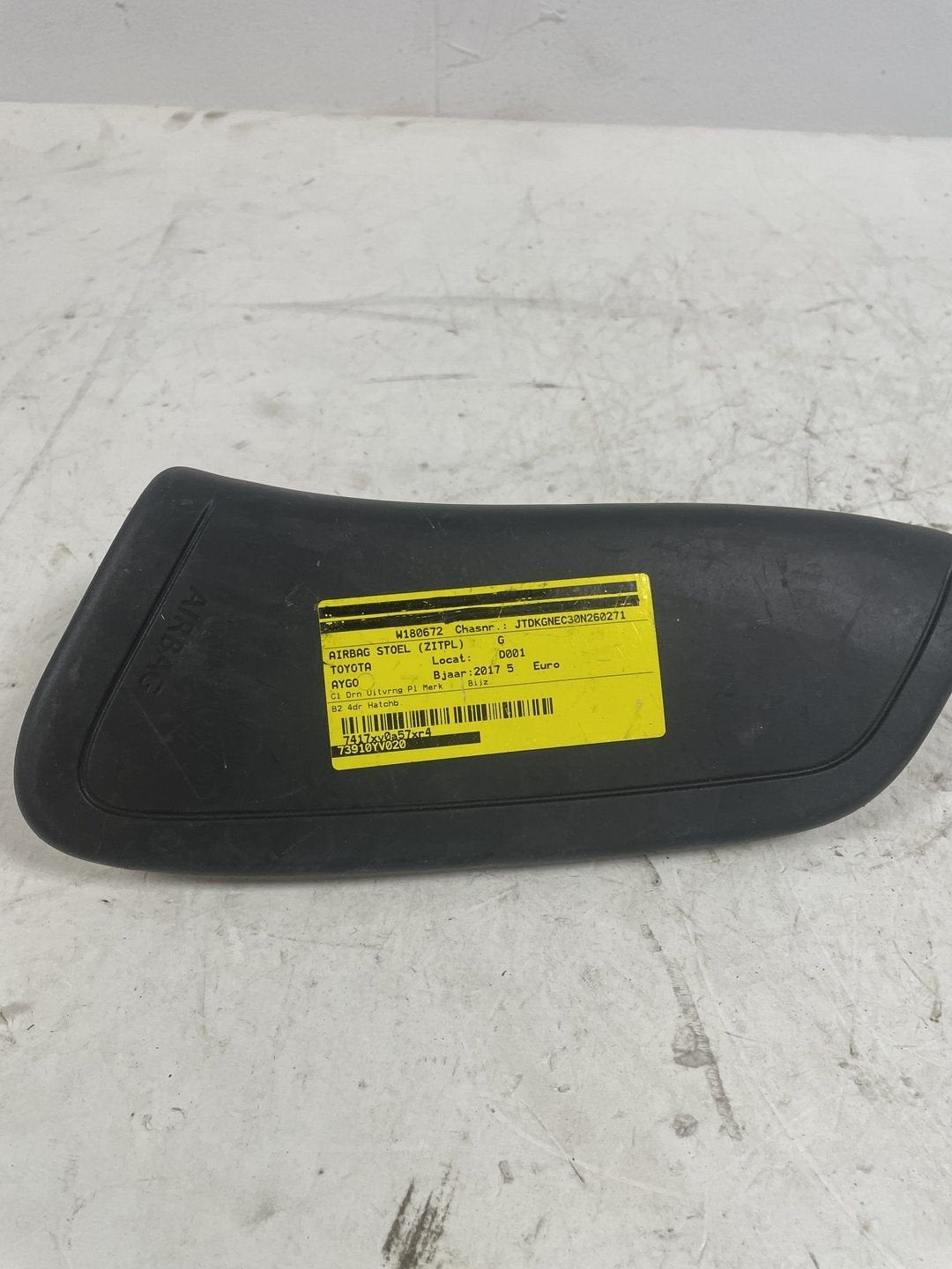 AIRBAG STOEL Toyota Aygo, Gebruikt, -, -, Ophalen of Verzenden