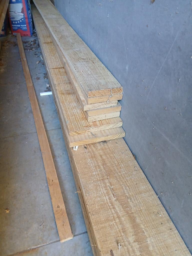 Hout, Doe-het-zelf en Bouw, Hout en Planken, Ophalen, 25 tot 50 mm, Nieuw, Plank