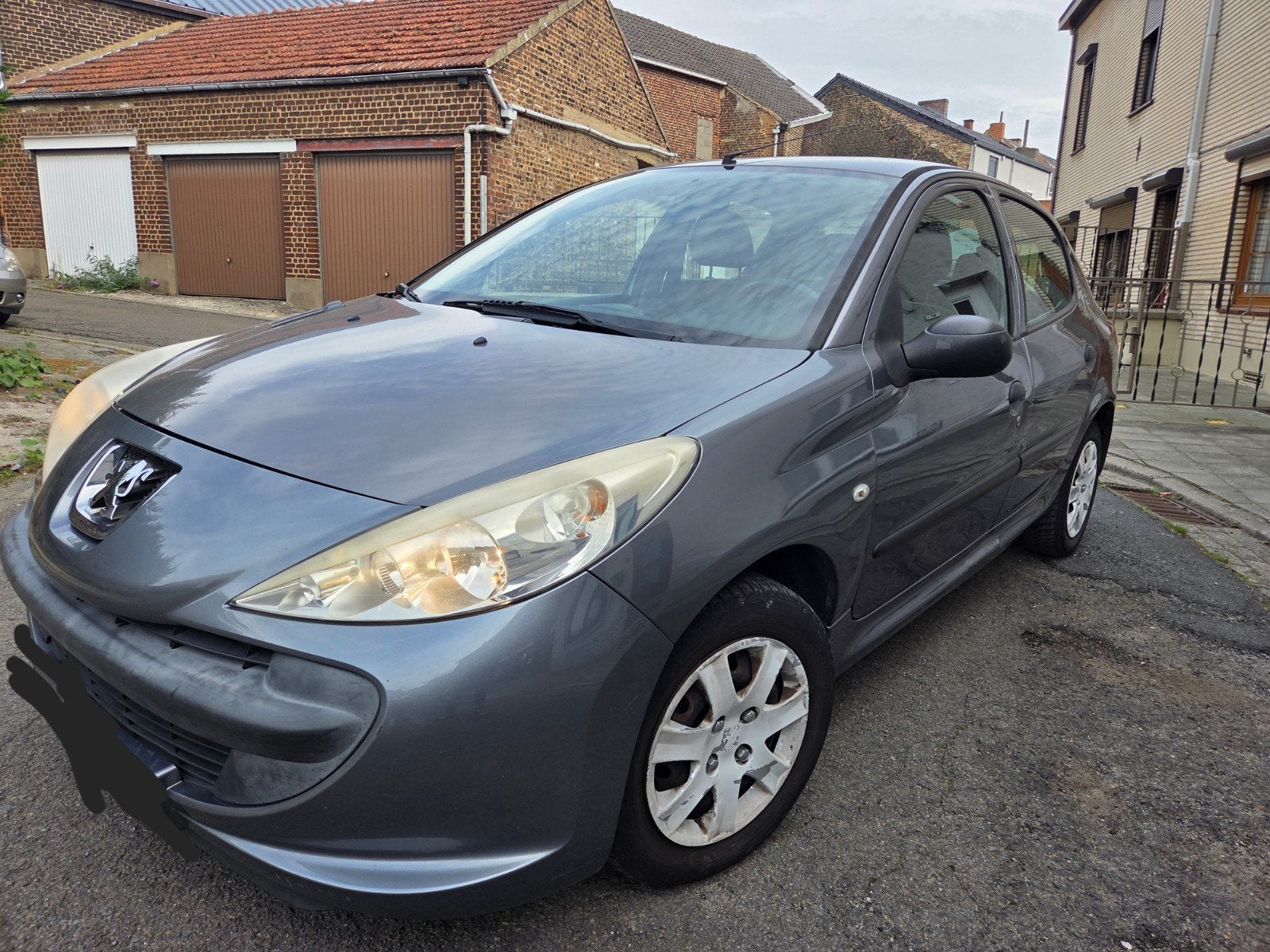 Peugeot 206+ 1.2essence*Euro5*Prête a immatriculée!!!, Auto's, Voorwielaandrijving, Euro 5, Stof, Zwart