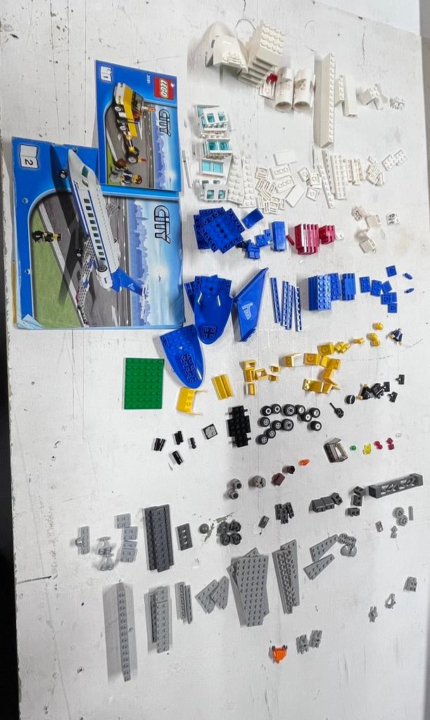 Lego 3181 passagiersvliegtuig, Ophalen, Lego