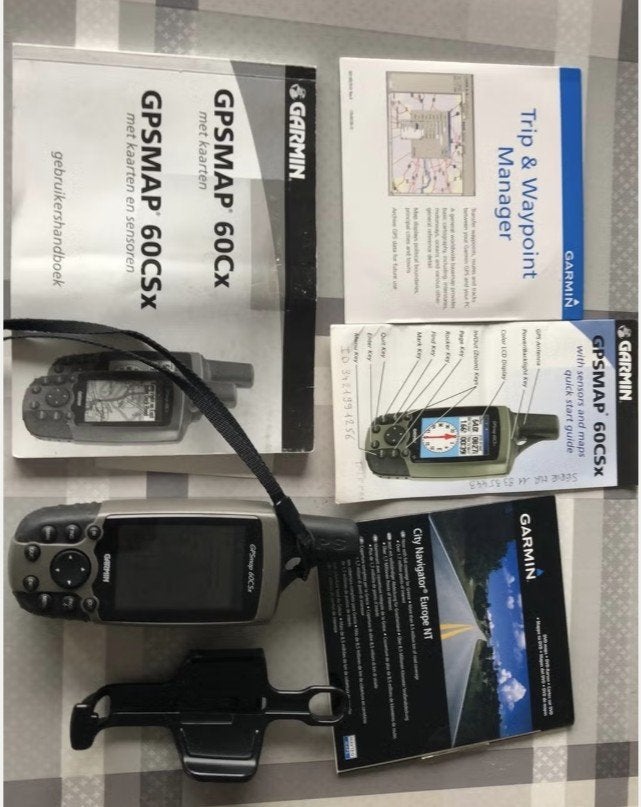 Garmin 60CSx handleiding en City Navigator Europe NT, Sport en Fitness, Ophalen of Verzenden, Zo goed als nieuw