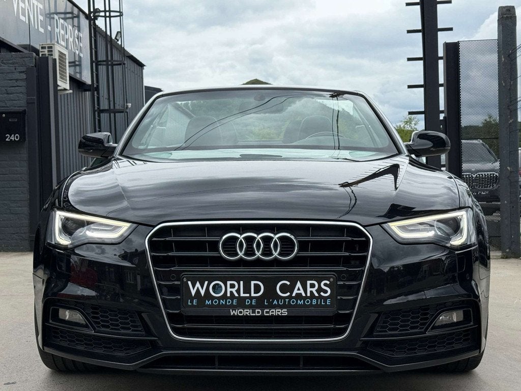 Audi A5 Cabriolet 1.8 TFSI S-LINE - NAVIGATION - FACELIFT -, Autos, Achat, Entreprise, Cabriolet, Noir