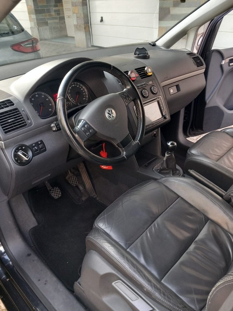 Vw Touran, Autos, Volkswagen, Cuir, Achat, 7 places, Boîte manuelle
